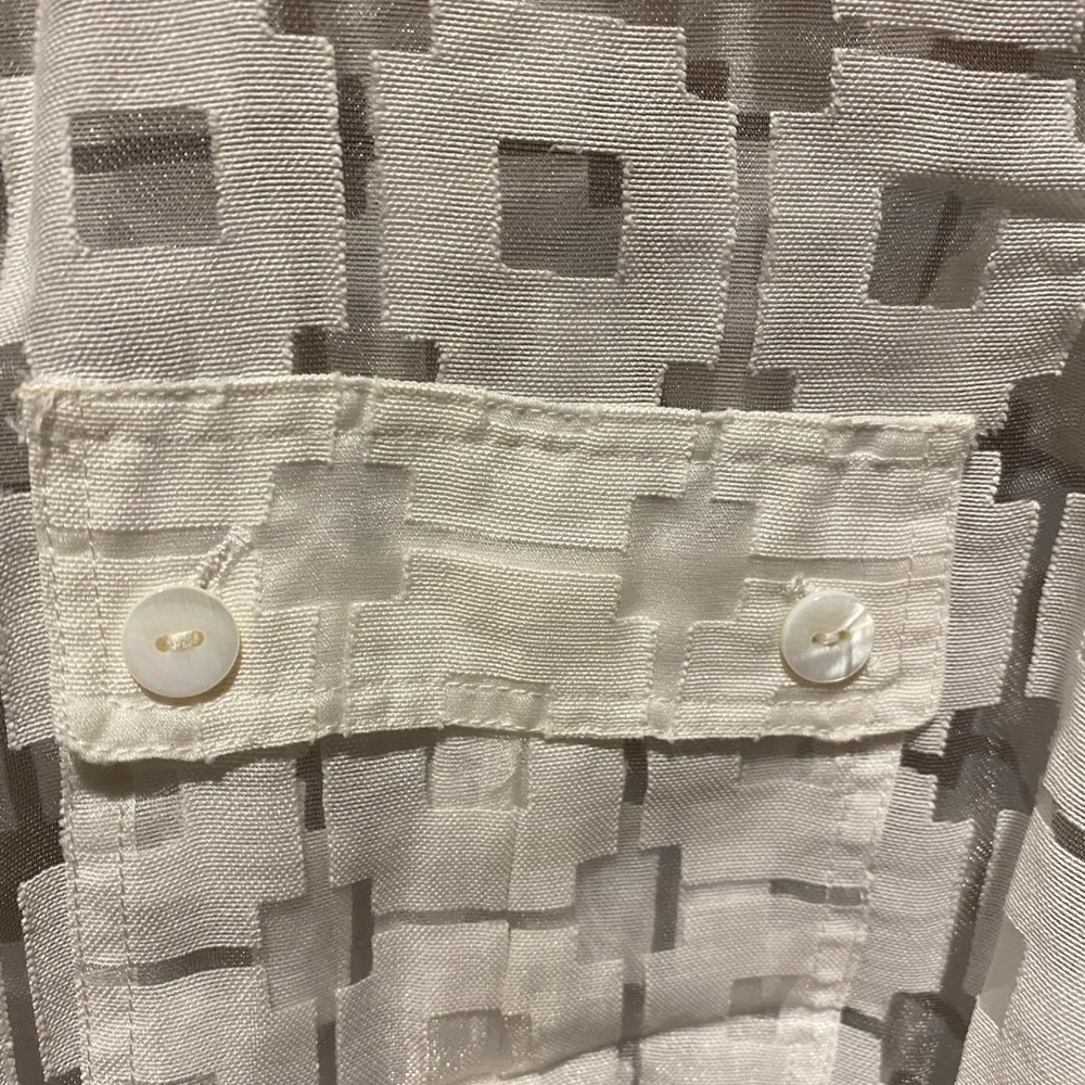 Lark Lane Sheer Drawstring Top - Picture 3 of 4